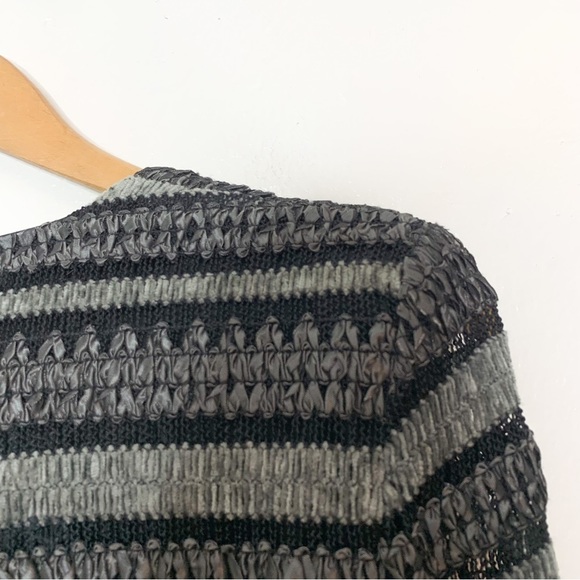 Nicole Bakti Women’s Open Front Business Casual Textured Blazer Jacket Medium M - Picture 7 of 8